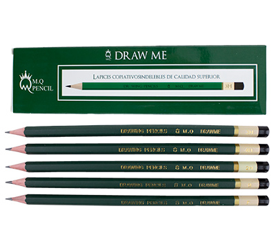 مداد مشکی 12 عددی طراحی MQ