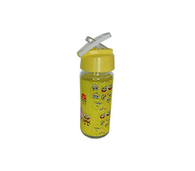 بطری استوانه ای طرح کارتونی نی دار کوچک مدل 305010 مانیا