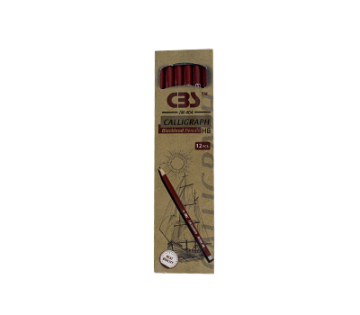 مداد چوبی 12عددی مشکی مدل JM 404 سی بی اس